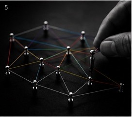 Hand adjusting a node in a physical graph